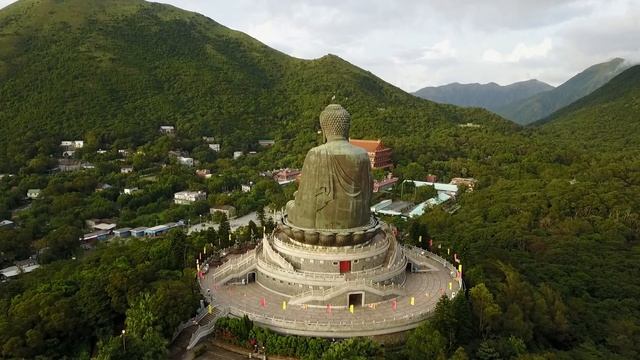 Big Buddha Hong Kong 360 degree from the Air, Ngong Ping 360 Lantau Island смотреть онлайн
