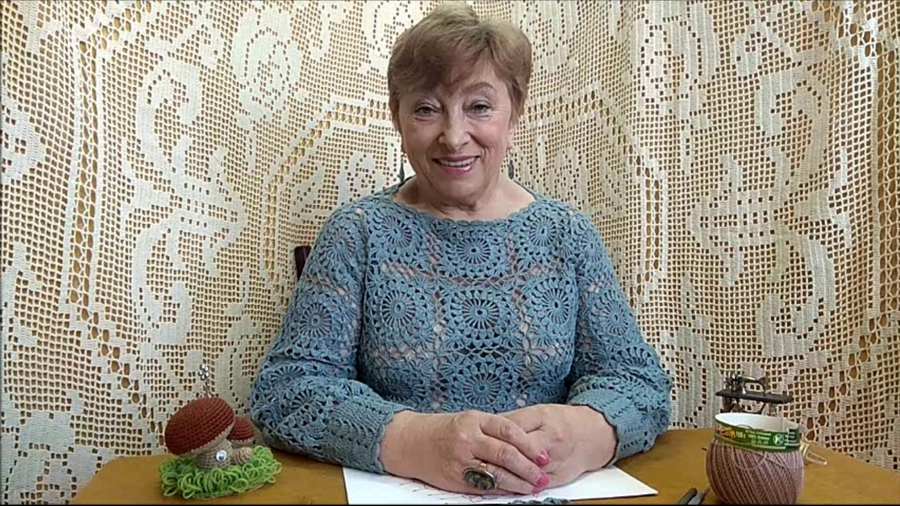 Кофточка из мотивов "Истоки". Мастер-класс по вязанию крючком от О. С. Литвиной. смотреть онлайн