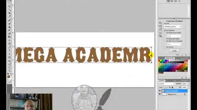 Mega Academy Adobe Photoshop Tutorial, Groovy text effect.flv смотреть онлайн
