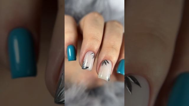 Жидкий металл Silver Fusion PNB | #маникюр #гельлак #мастерманикюра #shorts смотреть онлайн