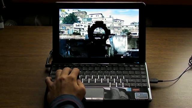 Call of Duty Modern Warfare 2 on MSI u270 with AMD E-350 HD 6310 смотреть онлайн