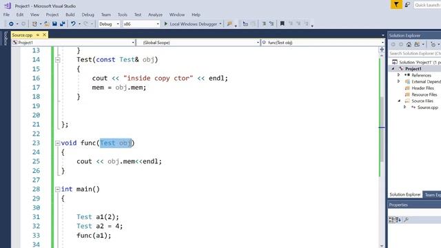 Copy constructor :When it gets called - C++ Interview Question смотреть онлайн