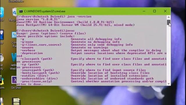 Setting Environment Variable Path For Java смотреть онлайн