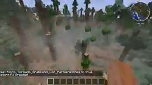 Minecraft Tornado Block Customization (Localized Weather Mod 2.3.9) смотреть онлайн