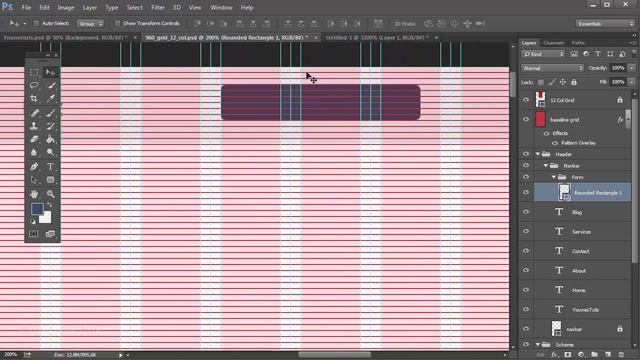 Adobe Photoshop PSD to CSS/HTML - Website Layout design & coding (Part 1) смотреть онлайн