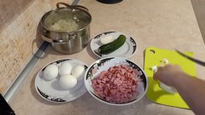 ?Салат СТУДЕНЧЕСКИЙ с вермишели быстрого приготовления «Мивина» ? Салат с «Мивиной»