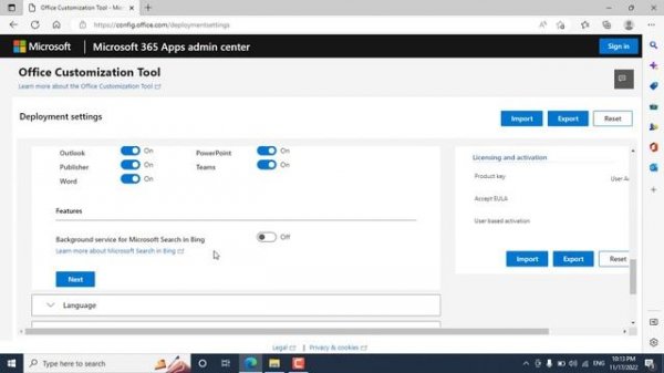 Configure & download Genuine Office 365 Apps with Office Customization Tool&ODT -From Microsoft