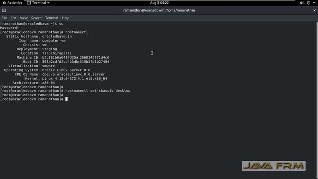 How to Set or Change Chassis Name on Oracle Linux 8 смотреть онлайн