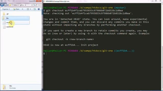 Quản lý mã nguồn với GIT - Bài 21 Log смотреть онлайн