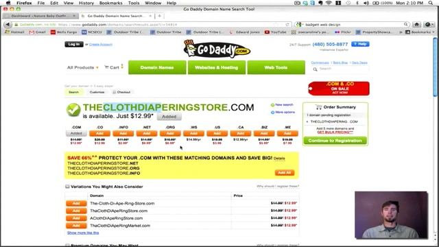 Domain Name Registration | Module 2 of Wordpress Website In a Weekend Video Method смотреть онлайн