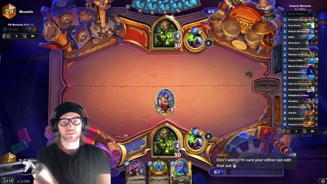 Crushing it again with Control Warlock post-nerf with Jaraxxus! 70% WR! смотреть онлайн