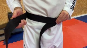 Как завязать пояс в тхэквондо