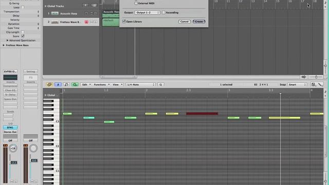 Playing with MIDI in Logic смотреть онлайн