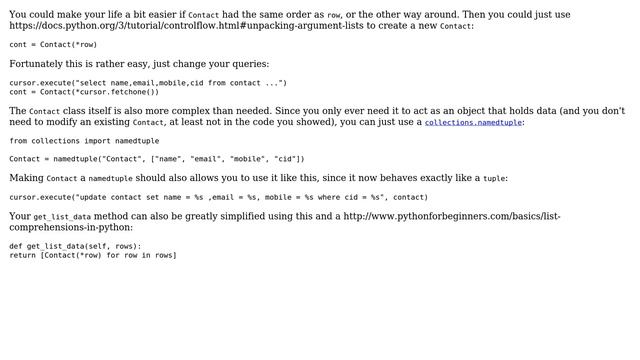 Code Review: CRUD operations for a contact list using PyMySQL (3 Solutions!!) смотреть онлайн