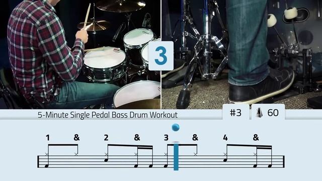 Drum Lesson (Drumeo) - Пятиминутное занятие ногой на бас-бочке. BKR смотреть онлайн