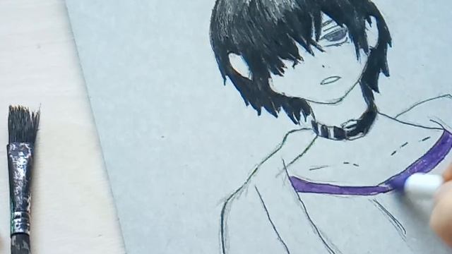 Как нарисовать аниме парня. смотреть онлайн