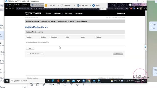 Config RUT240 Modbus Schneider PLC M262 Alarm Setting SMS Email from Server | Cấu hình từ A-Z смотреть онлайн