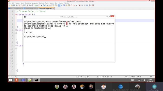 Interface in Java смотреть онлайн