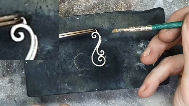 Scroll earrings - Soldered jewelry tutorial смотреть онлайн
