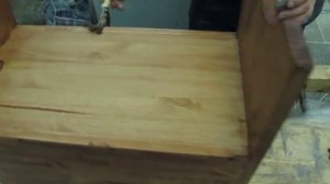 Колеровка акрилового лака водной морилкой