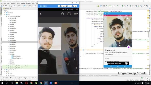 Tinder Clone (Dating App) COMPLETE using Firebase Android Studio DEMO Tutorial смотреть онлайн