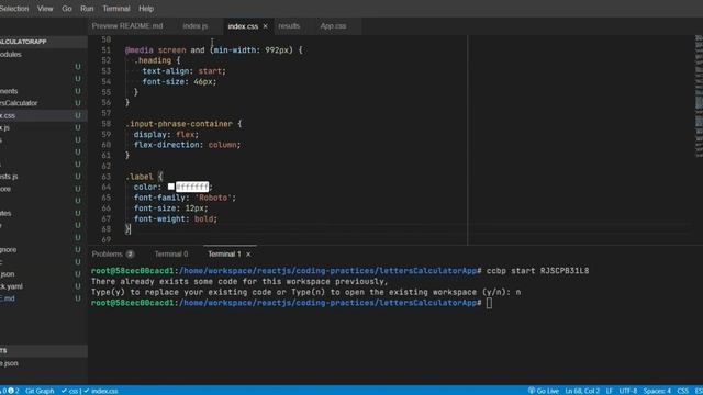 CCBP | React JS | Coding Practice - 8 | Letters Calculator | All Test Cases Passed смотреть онлайн