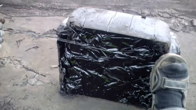 Разрезка резинобитумного герметика ижора. смотреть онлайн