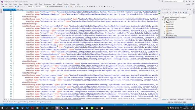 ASP.NET MVC. Web.config конфигурационный файл. Часть 1. Основные сведения смотреть онлайн