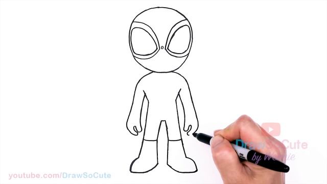 How To Draw Spiderman From Spidey And His Amazing Friends