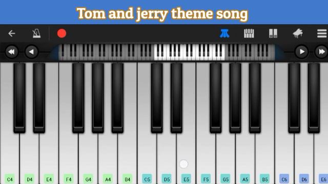 Tom and jerry theme song | Perfect Piano Easy смотреть онлайн