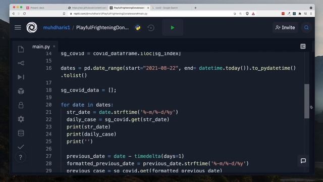 Python 2022 Mini Project COVID 19 Tracker смотреть онлайн