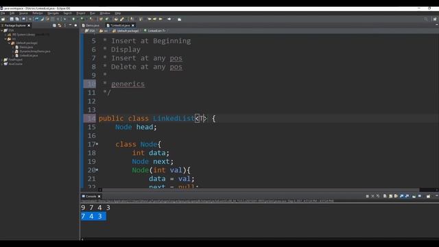 Implementation of Linked List in Java - Part 2| Data Structures in Tamil | Logic First Tamil смотреть онлайн