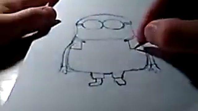 Как нарисовать миньона смотреть онлайн