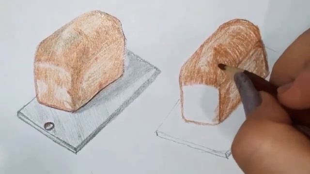 How to draw Bread?????Как нарисовать Хлеб смотреть онлайн