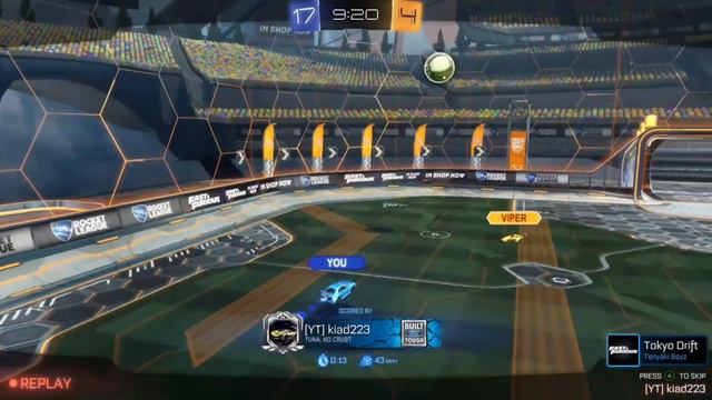 Rocket League - Cool Goal (In the Nissan GTR) смотреть онлайн