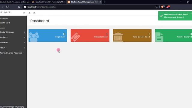 Student Result Processing System using PHP PDO Installation Demo смотреть онлайн