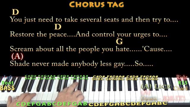You Need To Calm Down (Taylor Swift) Piano Cover Lesson with Chords/Lyrics смотреть онлайн