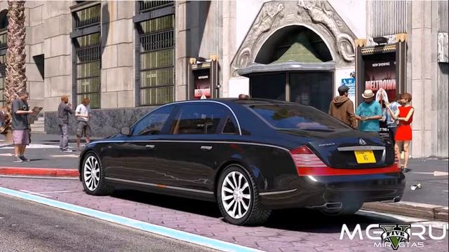 Элитный седан Maybach 62S GTA 5 смотреть онлайн