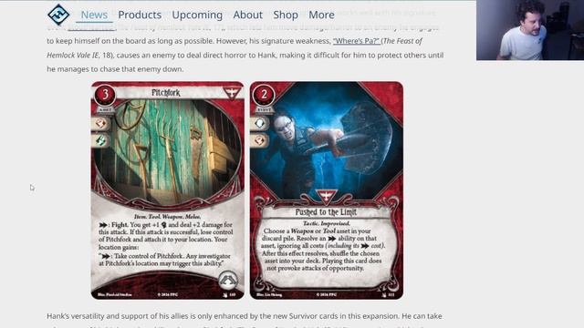 New Arkham Horror: The Card Game Expansion! | THE FEAST OF HEMLOCK VALE смотреть онлайн