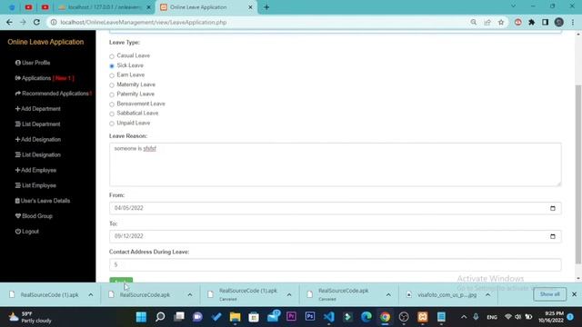 Online Leave Management System in PHP | Admin Updates смотреть онлайн