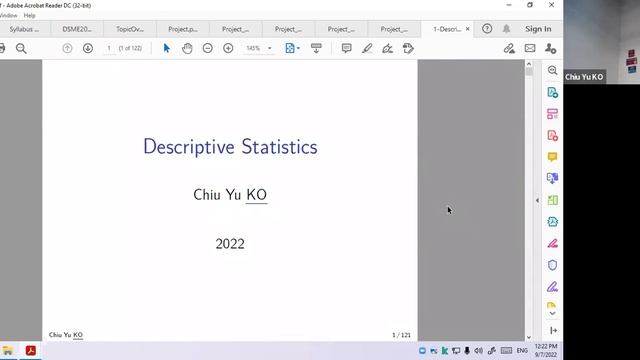 DSME 2011 | Section C | 07 SEP 2022 | Lesson 1 | Statistical Analysis for Business Decisions смотреть онлайн