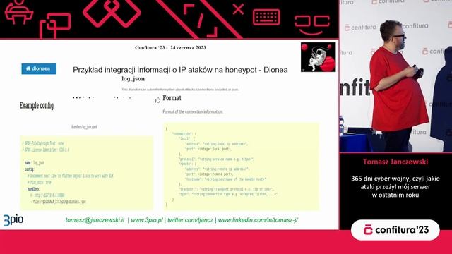 2023 - Tomasz Janczewski - 365 dni cyber wojny, czyli jakie ataki przeżył mój serwer w ostatnim rok смотреть онлайн
