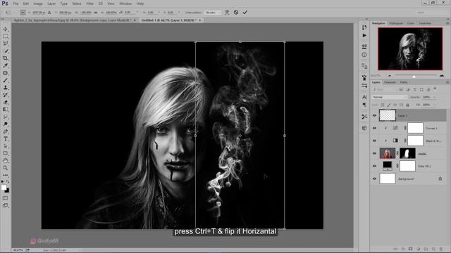 Raakh Movie Cover Smoke Photo Effects - Photoshop Tutorial смотреть онлайн
