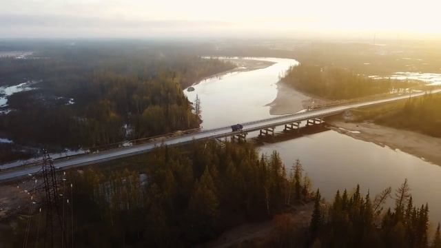 НОВЫЙ УРЕНГОЙ. БЕЛЫЕ НОЧИ. ЧАСТЬ II // AERIAL CINEMATOGRAPHY (4k)