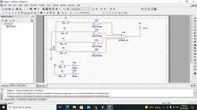 4 to 1 mux in multisim | 4 to 1 multiplexer simulation in multisim смотреть онлайн