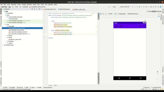 Android: Как Создать Options Menu | How To Create Options Menu смотреть онлайн