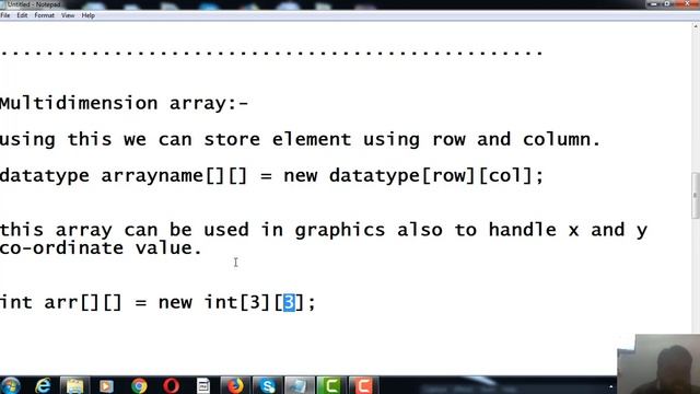 JAVA Array Part2 Lecture ,Type of Array смотреть онлайн