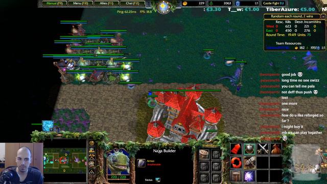 Warcraft 3 REFORGED Castle Fight смотреть онлайн