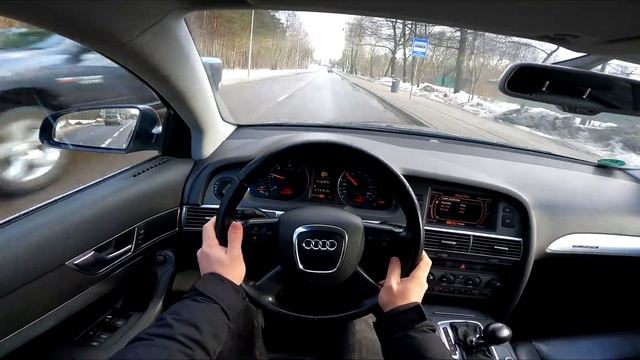 2006 Audi A6 Avant 4F,C6 3.0 TDI V6 233 Hp quattro | POV Test Drive смотреть онлайн