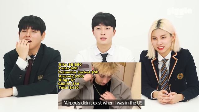 Koreans React to Price of American High School Students' Outfit смотреть онлайн